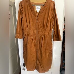 Anthropology Bob Timberlake Corduroy Dress - size 8 with pockets!